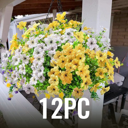 🔥Last Day Only $6.99 💐UV Resistant Colorful Faux Flower for Outdoors