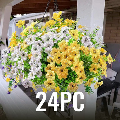 🔥Last Day Only $6.99 💐UV Resistant Colorful Faux Flower for Outdoors