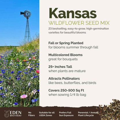 Kansas Wildflower Seed Mix