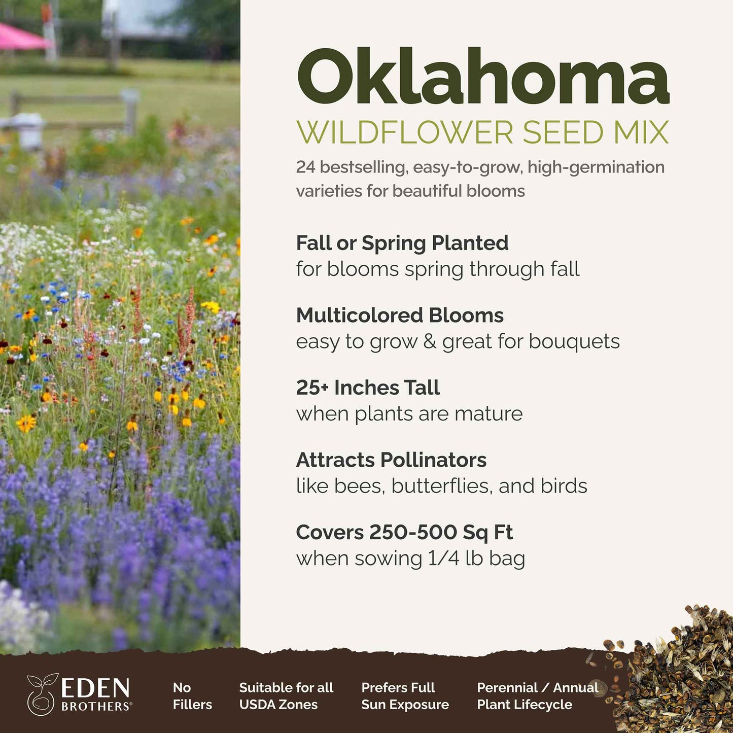 Oklahoma Wildflower Seed Mix