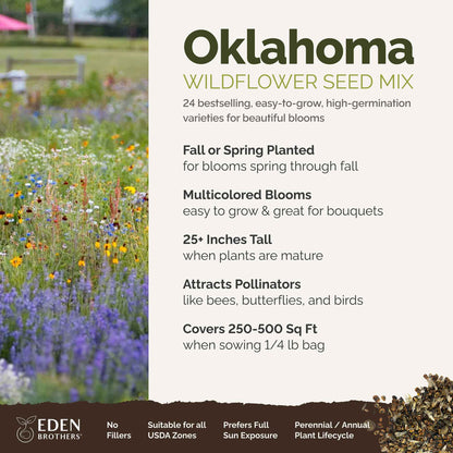 Oklahoma Wildflower Seed Mix