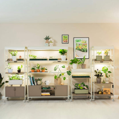 4 Tier Grow Light Garden  with Storage
